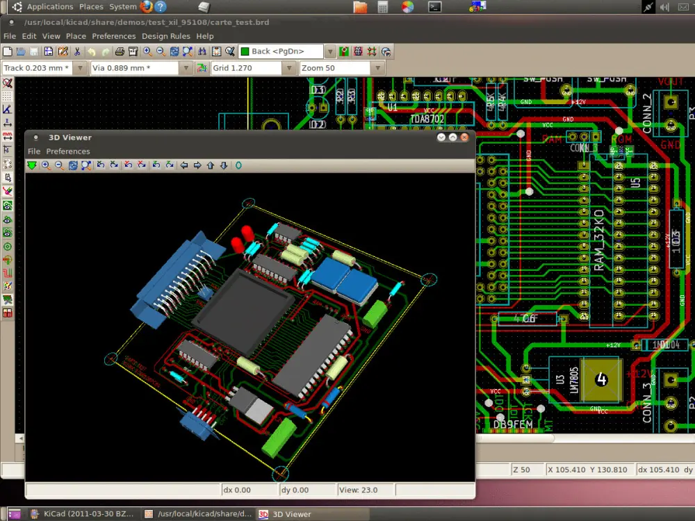Printed circuit board design by Grumium Technologies